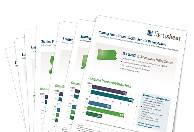 ASA State Staffing Fact Sheets